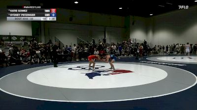 53 lbs Cons. Semis - Katie Gomez, Titan Mercury Wrestling Club (TMWC) vs Sydney Petzinger, Cardinal WC