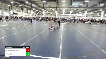 70 lbs Rr Rnd 1 - Owen Strathman, Mantanona TC vs Colten Panka, Tucson Pride WC