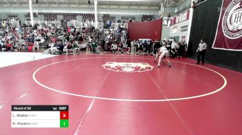 165 lbs Round Of 32 - Luke Walker, St. John's School vs Riley Powers, Charlotte Country Day