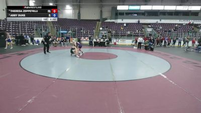 110 lbs Semifinal - Theresa Zeppetelli, Felician vs Abby Duke, Elmira College