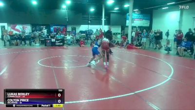 110 lbs Semis & 3rd Wb (16 Team) - Lukas Boxley, Connecticut vs Colton Price, Delaware