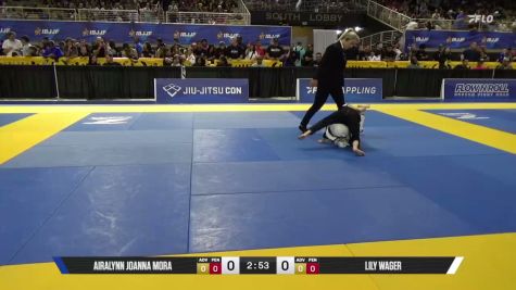 Airalynn Joanna Mora vs Lily Wager 2026 Pan Kids Jiu-Jitsu IBJJF Championship