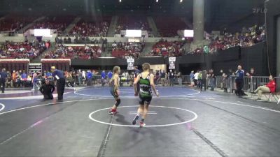 90 lbs Quarterfinal - Lillian Rothwell, Stillwater Gladiators vs Mercedez Barber, Force 10 Wrestling Academy