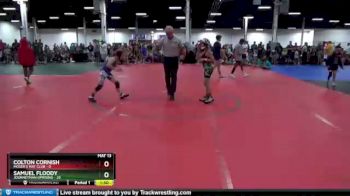 72 lbs Round 3 (8 Team) - Colton Cornish, Moser`s Mat Club vs Samuel Floody, Journeyman Uprising