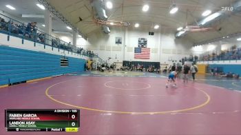 105 lbs Round 2 - Fabien Garcia, Worland Middle School vs Landon Asay, Lovell Middle School