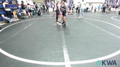 64 lbs Quarterfinal - Cato Varela, Chickasha Youth Wrestling vs Brogan Paul, Del City Little League