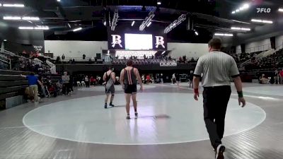 285 lbs Cons. Round 2 - Cooper Johnson, Northern Oklahoma College-Tonkawa vs Brayden Holley, Central Baptist