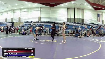 170 lbs Cons. Round 4 - Austin Holman, OH vs Zean Al Obaidi, IL