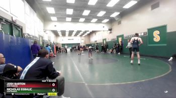 144 lbs Champ. Round 3 - Josh Barton, San Marcos vs Nicholas Egbalic, Centennial