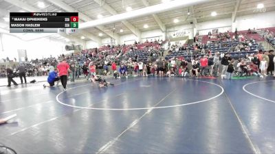 72 lbs Cons. Semi - Mason Haslem, Uintah Wrestling vs Makai Opheikens, Fremont Wrestling Club