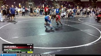 112-116 lbs Round 1 - Jacari Daniels, Widefield Wrestling Club vs Evan Vigil, Pikes Peak Warriors Wrestling