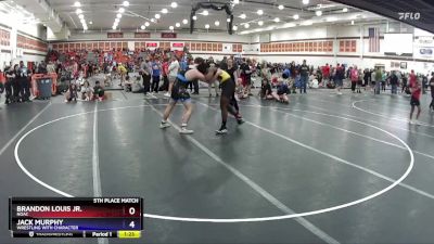 215 lbs 5th Place Match - Brandon Louis Jr., NOAC vs Jack Murphy, Wrestling With Character