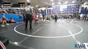61 lbs Rr Rnd 3 - Kaysen Peters, Collinsville Cardinal Youth Wrestling vs Ivan Torres, Chickasha Youth Wrestling