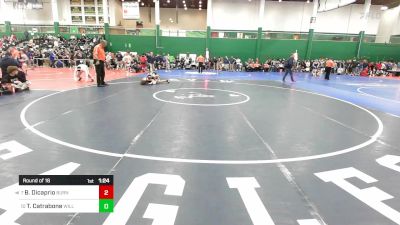 101 lbs Round Of 16 - Brody Dicaprio, Burnt Hills vs Tanner Catrabone, Williamsville North-east