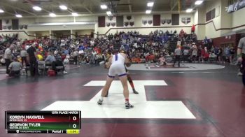 138 lbs 13th Place Match - Korbyn Maxwell, Interstate 35 vs Georvon Tyler, Waterloo East