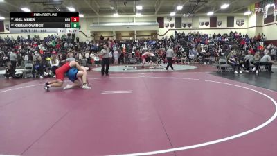 285 lbs Round 1 - Kieran Owings, Clear Creek-Amana vs Joel Meier, Clarion-Goldfield-Dows
