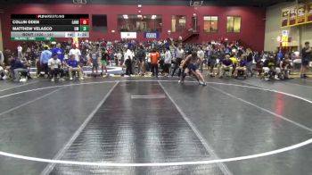 141 lbs Champ. Round 2 - Collin Oden, Lander vs Matthew Velasco, Montevallo