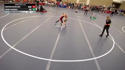 12U - 74 lbs Cons. Round 2 - Hunter Schilling, Maple Grove Wrestling Club vs Henry Serres, Hastings Wrestling Club
