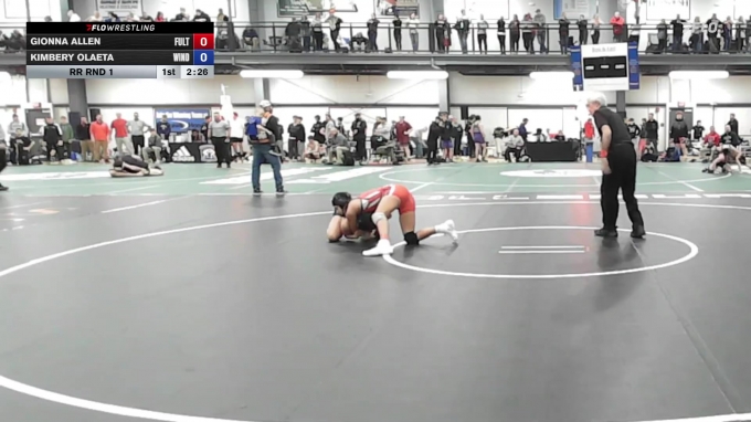 120Green lbs Rr Rnd 1 - Gionna Allen, Fulton vs Kimbery Olaeta, Windsor