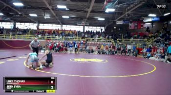 138 lbs 1st Place Match - Luke Thomas, Union County vs Seth Syra, Avon