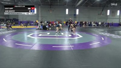 138 lbs 1st Place Match - Lilly Luft, Iowa vs Aine Moffit, Augustana (IL)