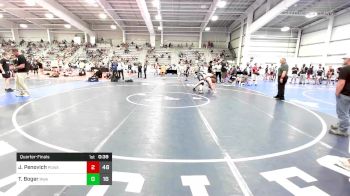 230 lbs Quarterfinal - Jaxon Penovich, POWA vs Trayvn Boger, Roundtree Wrestling Academy Black