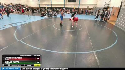 201-209 lbs Round 2 - Carlos Tomas, Poudre vs Landon Cowden, Sidney