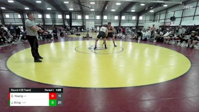 285 lbs Round 4 (8 Team) - Caden Young, Uintah vs Jesse King, Timpanogos