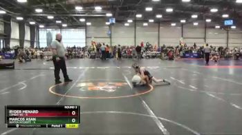 84 lbs Round 3 (6 Team) - Marcos Asan, Buxton Intensity vs Ryder Menard, Combat WC