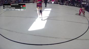 129 lbs Champ. Round 2 - Zach Held, Underground Wrestling Club vs Enrique Carapia, BV Bison