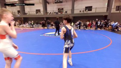 U12 FK - 82 lbs Champ. Round 1 - Mayson Tull, Cornerstone Mat Club vs Bradyn Wilson-Jordan, Mat Demon Wrestling Club