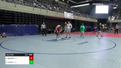 295 lbs Semifinal - Jeremy Benton, Bridgewater vs Carter Urich, Harrisburg