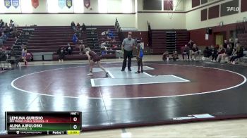 100 lbs Round 2 (4 Team) - Alina Ajruloski, Independence vs Lemuna Gurisho, Des Moines Public Schools