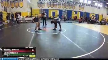 285 lbs Semis & Wb (16 Team) - Markell Porter, North Port vs John Arellano, A`Dale