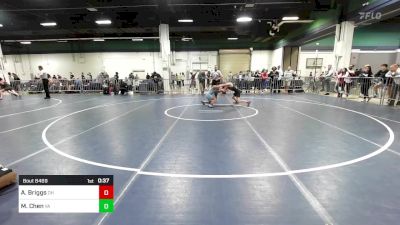 95 lbs Consi Of 16 #1 - Alexander Briggs, OH vs Mitchell Chen, VA