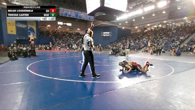 120 lbs Prelim - Tristan Carter, New Kent vs Micah Loudermilk, Bergen Catholic