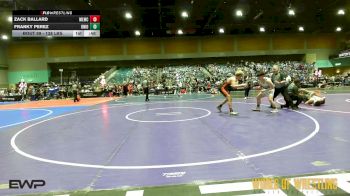 138 lbs Consi Of 16 #1 - Zack Ballard, Motherlode Wrestling Club vs Franky Perez, Union