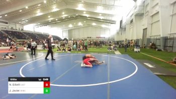120 lbs Consi Of 8 #2 - Nash Gillett, East Valley WC vs Jaiden Javier, Bobcat WC