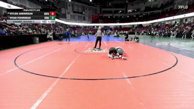 120 lbs Champ. Round 2 - Rylen Anderson, Owyhee vs Ryan Fuhriman, Kuna