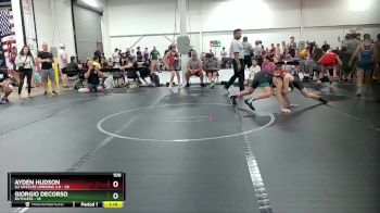 100 lbs Round 1 (6 Team) - Ayden Hudson, U2 Upstate Uprising 2.0 vs Giorgio Decorso, Ruthless