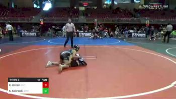 72 lbs Rr Rnd 2 - Kel Unrein, Colorado Outlaws vs Kain Kalinoski, Bear Cave