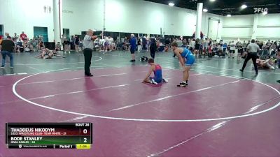 157 lbs Round 4 (16 Team) - Bode Stanley, Iowa Gables vs Thaddeus Nikodym, S.E.O. Wrestling Club- Team White