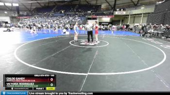 143 lbs Quarterfinal - Victoria Rodriguez, Thunder Mountain Wrestling Club vs Chloe Gandy, Ferndale Force Wrestling Club