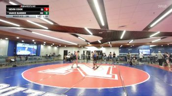 190 lbs Round 4 - Kevin Cook, Idaho vs Vance Barber, Hawk Wrestling Club