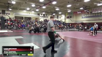 126 lbs Cons. Round 1 - Cade Birchman, Fennimore vs Ryan Hartwig, Clarion-Goldfield-Dows