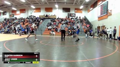 157 lbs Quarterfinal - Jimmy Unger, Ontario vs Quinten Harrison, Elgin