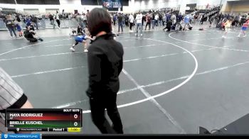 79-85 lbs Cons. Semi - Brielle Kuschel, MN vs Maya Rodriguez, AZ