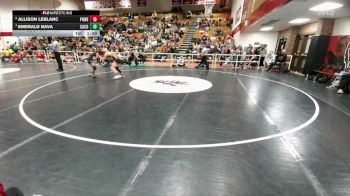 110 lbs Quarterfinal - Emerald Nava, Campbell County vs Allison LeBlanc, Powell