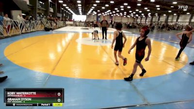 56 lbs Rd# 2 10:30am Friday - Graham Dyson, Mat Assassins vs Koby Waterkotte, Untouchables