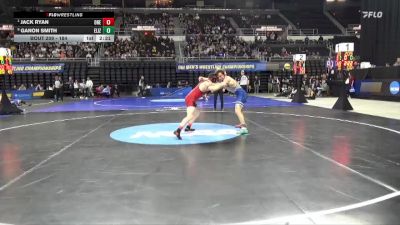 184 lbs Quarterfinal - Jack Ryan, SUNY Oneonta vs Ganon Smith, Elizabethtown